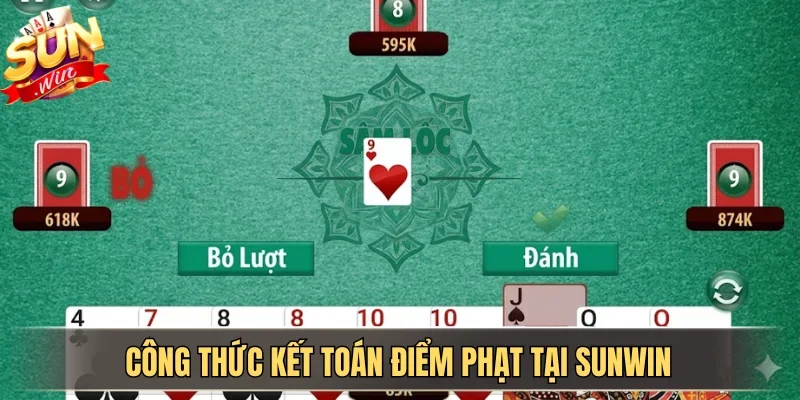 Hướng Dẫn Cách Chơi Sâm Lốc SUNWIN Cho Người Mới Bắt Đầu | Hình số 2 Công thức kết toán điểm phạt tại SUNWIN