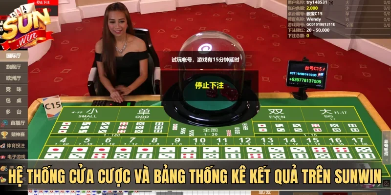 So Sánh Tài Xỉu Tại SUNWIN Và 8kbet Toàn Diện Nhất | Hình số 3 Hệ thống cửa cược và bảng thống kê kết quả trên SUNWIN