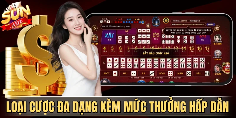 Tài Xỉu 8kbet - Giải Trí Sôi Động Nhận Thưởng Cực Khủng | Hình số 2 Loại cược đa dạng đi kèm mức thưởng hấp dẫn