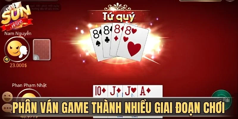 Mẹo Chơi Sâm Lốc Luôn Thắng - Bí Quyết Đỉnh Cao Tại Sunwin | Hình số 3 Phân ván game thành nhiều giai đoạn chơi