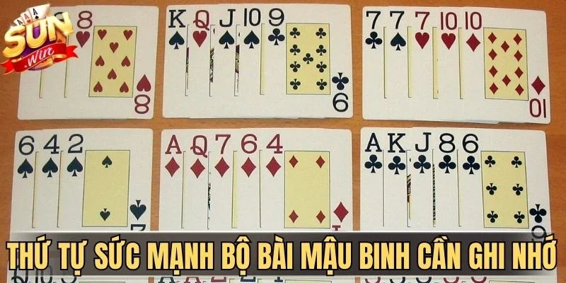 Thứ Tự Sức Mạnh Bộ Bài Mậu Binh Cho Tân Thủ Sunwin | Hình số 2 Thứ tự sức mạnh bộ bài Mậu Binh cần ghi nhớ